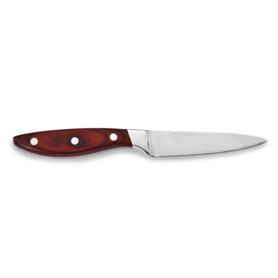 Pakka Wood Handle 3.5&#39;&#39; Fruit Knife Damascus Steel 67 Layer by Jere, MPN: KNDS-02, 191101680229