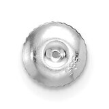 2 Hole Threaded Ear Nut 14k White Gold WG672, MPN: WG672,