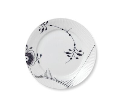 Royal Copenhagen Black Fluted Mega Salad Plate #2 8.75 Inch 1017470, MPN: 1017470, 5705140173281