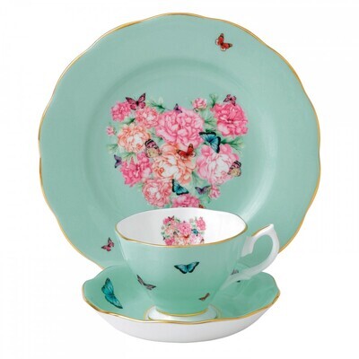 Royal Albert Miranda Kerr 3-Piece Set Blessings Teacup, Saucer, Plate, MPN: 40001837, 701587018975