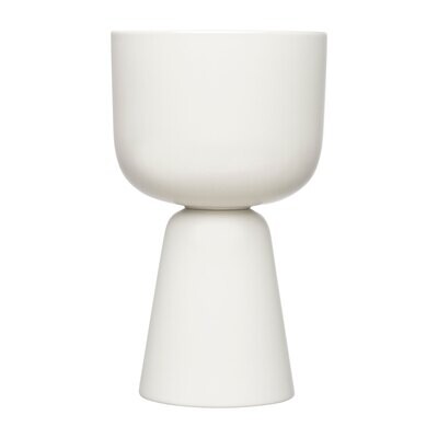 iittala Nappula Plant Pot 10.25 Inch x 6 Inch White, MPN: 1051520, 6411923667579
