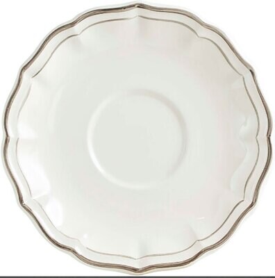 Gien Filet Taupe Breakfast Saucer 1692SDEJ22, MPN: 1692SDEJ22, 840769077260