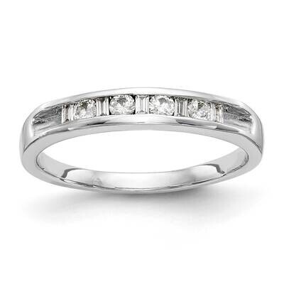 Diamond Channel Band 14k White Gold RM3335B-026-WAA, MPN: RM3335B-026-WAA,