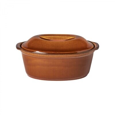 Casafina Poterie Caramel Cov. Oval Casserole 25 DH251-CAR, MPN: DH251-CAR, 840289023686