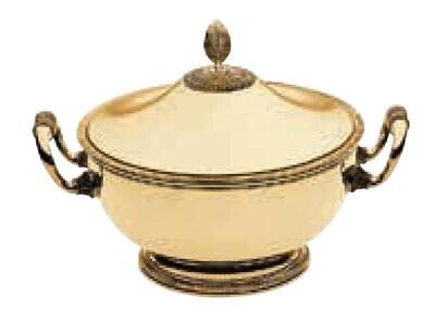 Ercuis Empire Soup Tureen 8.625 Inch Gold Plated F500200222, MPN: F500200222, 3660656840831