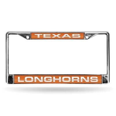 Collegiate U of Texas Orange Laser Chrome Car License Plate Frame GC7003, MPN: GC7003, 767345435897