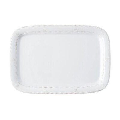 Juliska Berry &amp; Thread Whitewash Melamine 16 Inch Serving Tray Platter MA04/100, MPN: MA04/100, 815…