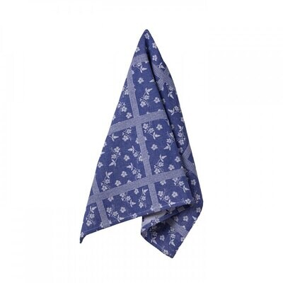 Casafina Kitchen Towels Flowers Blueb Set of 3 Kitchen Towels Cotton CFT0063-FLBB, MPN: CFT0063-FLB…