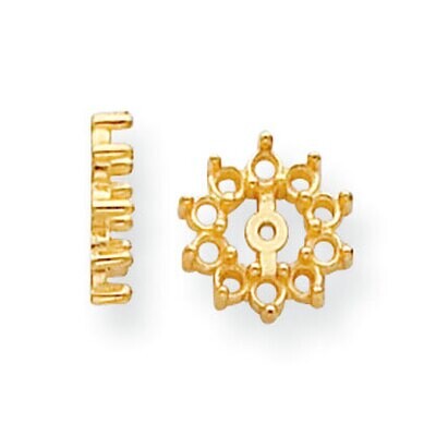 Diamond Earring Jacket Component 14k Yellow Gold YG920, MPN: YG920,