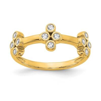 Diamond Vs/Si, D E F, Bloom Fashion Ring 14k Yellow Gold True Origin Lab Grown RM6342-020-YLD, MPN:…