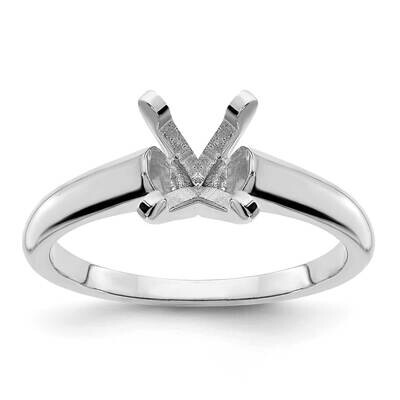 6.5mm Cushion Solitaire Mounting 14k White Gold RM5965WC-175-7MTG, MPN: RM5965WC-175-7MTG, 88395780…