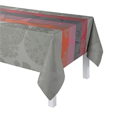 Le Jacquard Francais Fleurs Gourmandes Beige Coated Tablecloth Round 69 Inch 20912, MPN: 20912, 366…