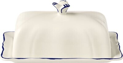 Gien Filet Cobalt Butter Dish 1541CBEU22, MPN: 1541CBEU22, 3660838021331