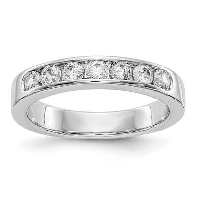 7-Stone Diamond Channel Band 14k White Gold RM3299B-063-WAA, MPN: RM3299B-063-WAA,