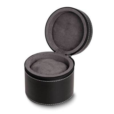 Black Full Grain Leather Single Watch Case GM24100, MPN: GM24100, 797140507369