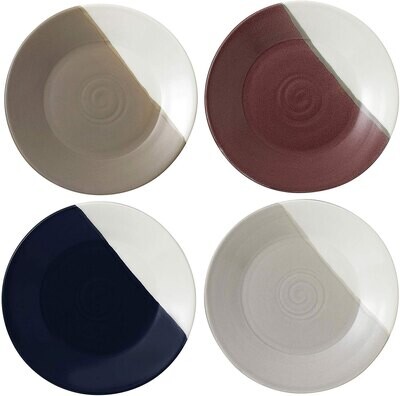 Royal Doulton Coffee Studio Plate 6.3 Inch Set of 4 Mixed Colors, MPN: 40032938, 701587391368