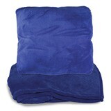 Blue Fleece Zip-up Pillow Blanket GM19193, MPN: GM19193, 633944009770