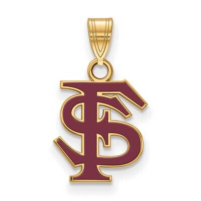 Florida State University Medium Enamel Pendant Gold-plated Sterling Silver GP095FSU, MPN: GP095FSU,…