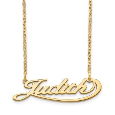 Under Swoop Nameplate Necklace 14k Gold XNA946Y, MPN: XNA946Y, 191101992865