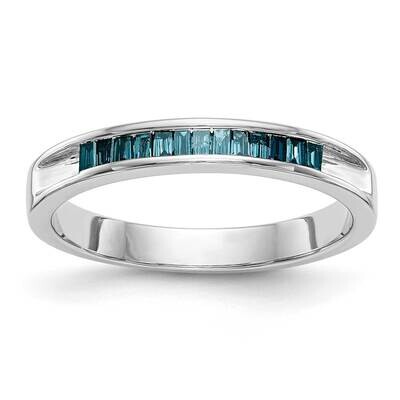 Blue Diamond Band 14k White Gold RM3442B-BD-010-WAA, MPN: RM3442B-BD-010-WAA,