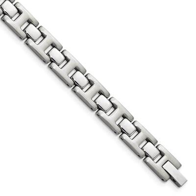 8.5 Inch Bracelet Stainless Steel Brushed and Polished SRB102-8.5 by Chisel, MPN: SRB102-8.5, 88395…