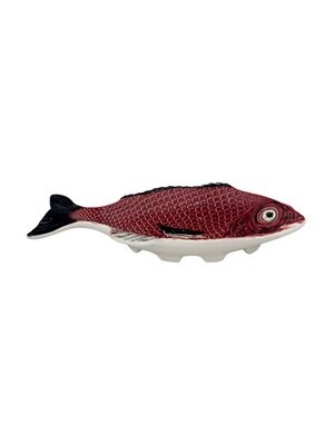 Bordallo Pinheiro Pinheiro Fish Platter Decorated Red 65001533, MPN: 65001533, 5600876078735