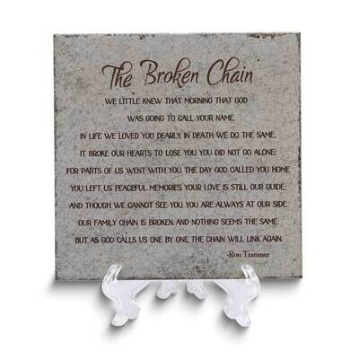 The Broken Chain Bereavement Ceramic Tile GM24792, MPN: GM24792, 603799456579