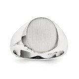 Signet Ring 14k White Gold RS538, MPN: RS538, 883957498713