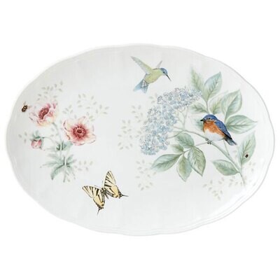 Lenox Butterfly Meadow Flutter 16 Inch Oval Platter 882266, MPN: 882266, 882864791993