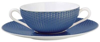 Raynaud Tresor Bleu Cream Soup Saucer, MPN: 0544-37-359019, 3660006676929
