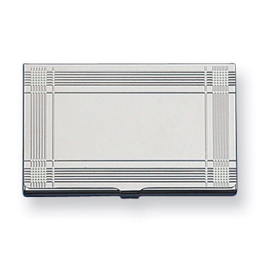 Nickel-plated Business Card Holder GM2732, MPN: GM2732, 788089079796