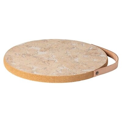 Casafina Cork White Natural Cork Trivet 30 With Leather Handle CFO0021-WN Set of 2, MPN: CFO0021-WN…
