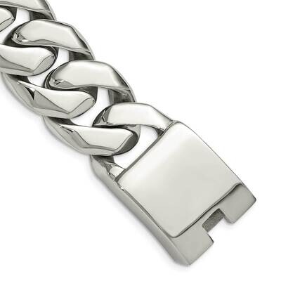 9 Inch Bracelet Stainless Steel Polished SRB1050-9 by Chisel, MPN: SRB1050-9, 886774648132