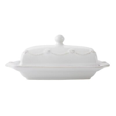 Juliska Berry &amp; Thread Whitewash Butter Dish JA29/W, MPN: JA29/W, 879742005136