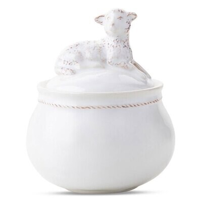 Juliska Clever Creatures Henri Lamb Lidded Jar FS05/10, MPN: FS05/10, 810034834195