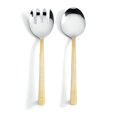 Michael Wainwright Manhattan Gold Salad Servers, MPN: 843589, 878686012842