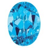 Blue Topaz 14X10mm Oval AA Quality Gemstone BT-1410-OVF-AA, MPN: BT-1410-OVF-AA,