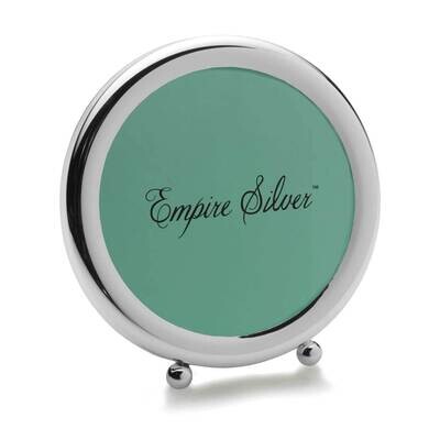 Empire Sterling Silver 3.75 Inch Round Picture Frame GM21958, MPN: GM21958, 781642001357