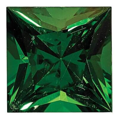 Chrome Tourmaline 4.5mm Princess Gem Quality CT-0450-SQP-GEM, MPN: CT-SQP-GEM,