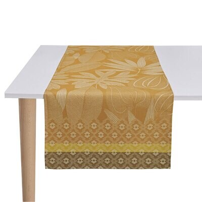 Le Jacquard Francais Nature Sauvage Yellow Runner 20 x 59 Inch 27452, MPN: 27452, 3660269274528