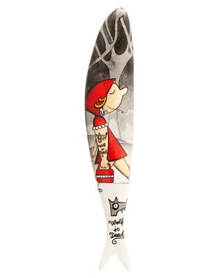 Bordallo Pinheiro Pinheiro Sardine The Wolf Is Dead Decorated, MPN: 65025591,