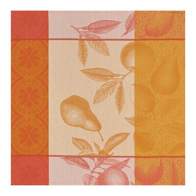 Le Jacquard Francais Arriere-Pays Orange Napkin 23 x 23 Inch 27396 Set of 4, MPN: 27396, 3660269273…