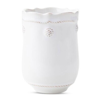 Juliska Berry &amp; Thread Whitewash Brush Cup JAV06/W, MPN: JAV06/W, 810034834287