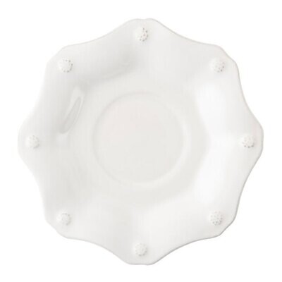 Juliska Berry &amp; Thread Whitewash Scallop Saucer JSS/W, MPN: JSS/W, 182222000263