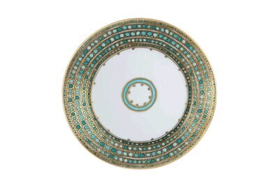 Robert Haviland Syracuse Tourquoise Dessert Plate 8.25 Inch HP61029, MPN: HP61029,