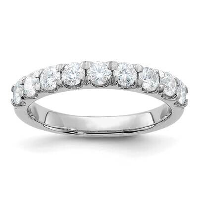 1ct. 9 Stone D E F Pure Light Moissanite Band 14k White Gold DB0005-9-100MP, MPN: DB0005-9-100MP, 1…