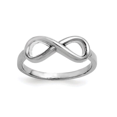 Infinity Ring Sterling Silver QR5887-6, MPN: QR5887, 886774268095