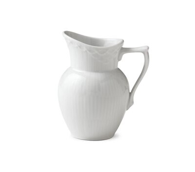 Royal Copenhagen White Fluted Half Lace Creamer 5.75Oz 1017286, MPN: 1017286, 5705140175483