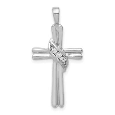 Aa Diamond Cross Pendant 14k White Gold PM4989-005-WA, MPN: PM4989-005-WA, 883957211473