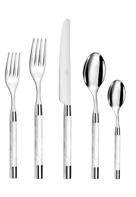 Capdeco Conty White 5 Piece Place Setting CON00-5SET, MPN: CON00-5SET, 3700922717747
